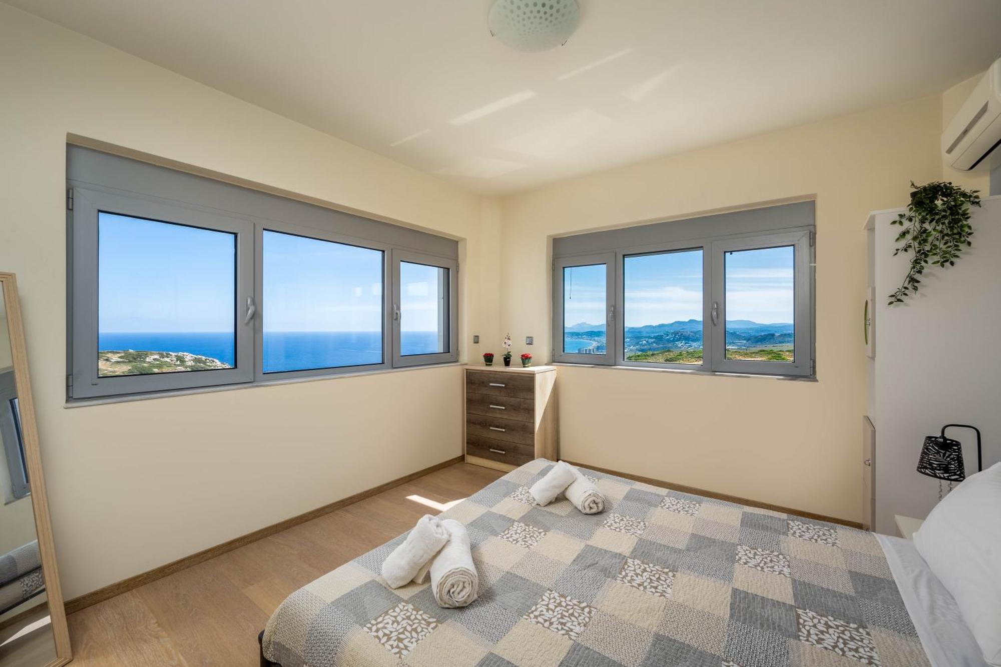 Villa Zafira - Seaview Manor With Heated Pool Kallithea  Luaran gambar